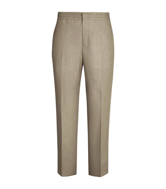 Linen Elasticated Trousers