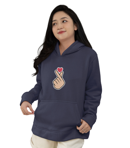 HD Finger Heart Hoodie