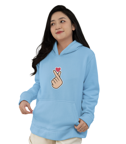 HD Finger Heart Hoodie