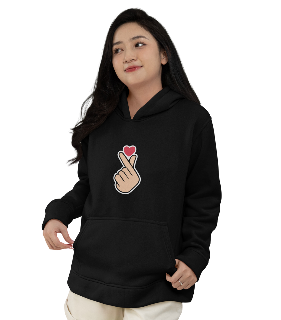 HD Finger Heart Hoodie