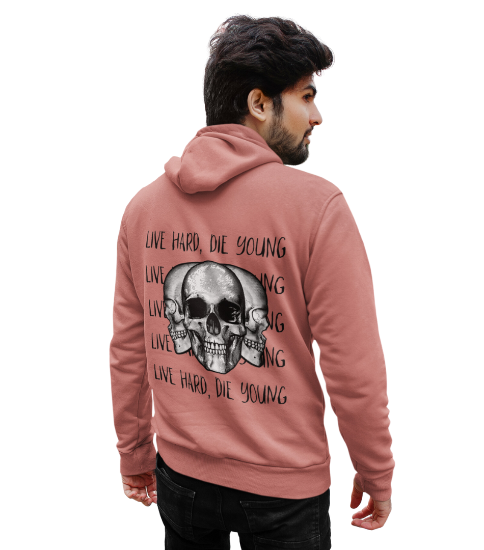 HD Live Hard Hoodie