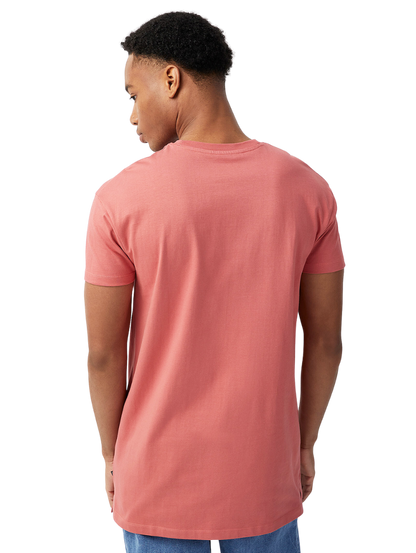 Half Sleeves Round Neck Maroon T-Shirt