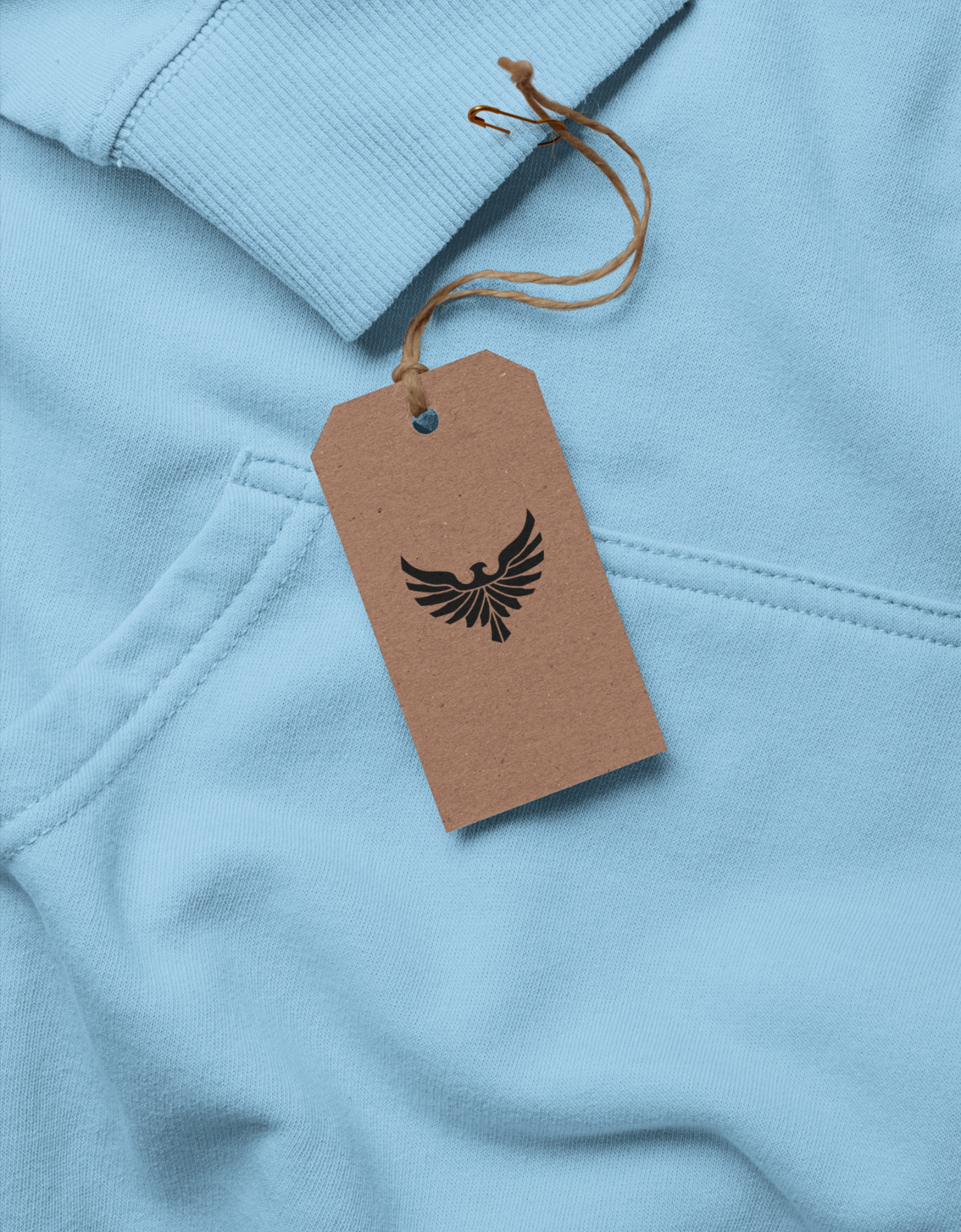 HD Sky Blue Classic Hoodie