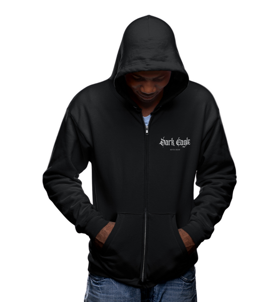 HD Dark Eagle Zipper Hoodie