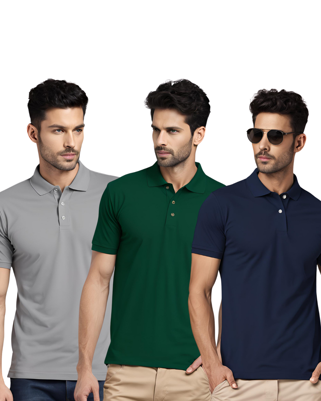 Quality Men's Polo T-Shirt - Pack of 7