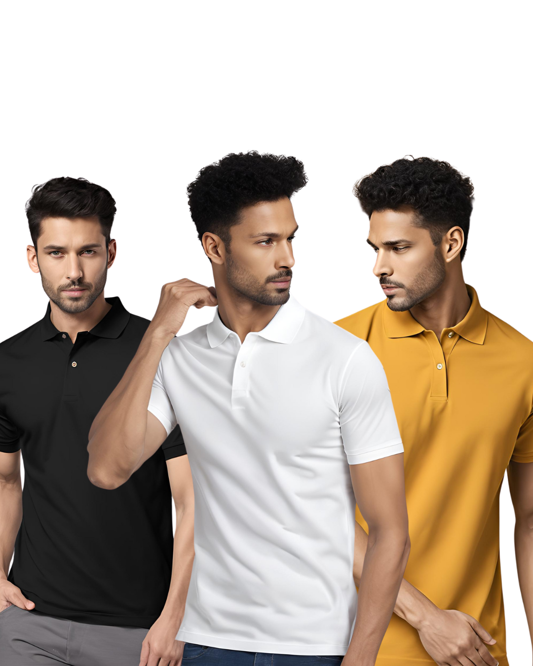 Quality Men's Polo T-Shirt - Pack of 7