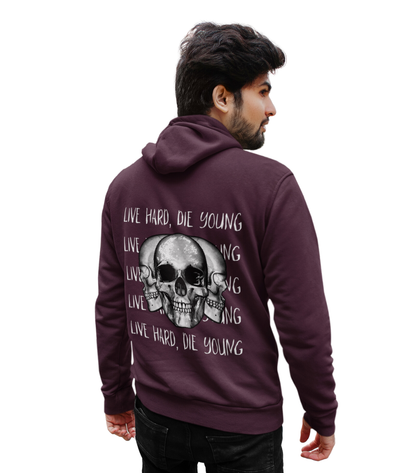 HD Live Hard Hoodie