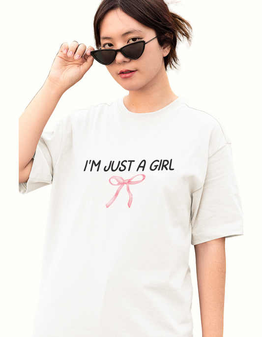 OS Just A Girl T-shirt