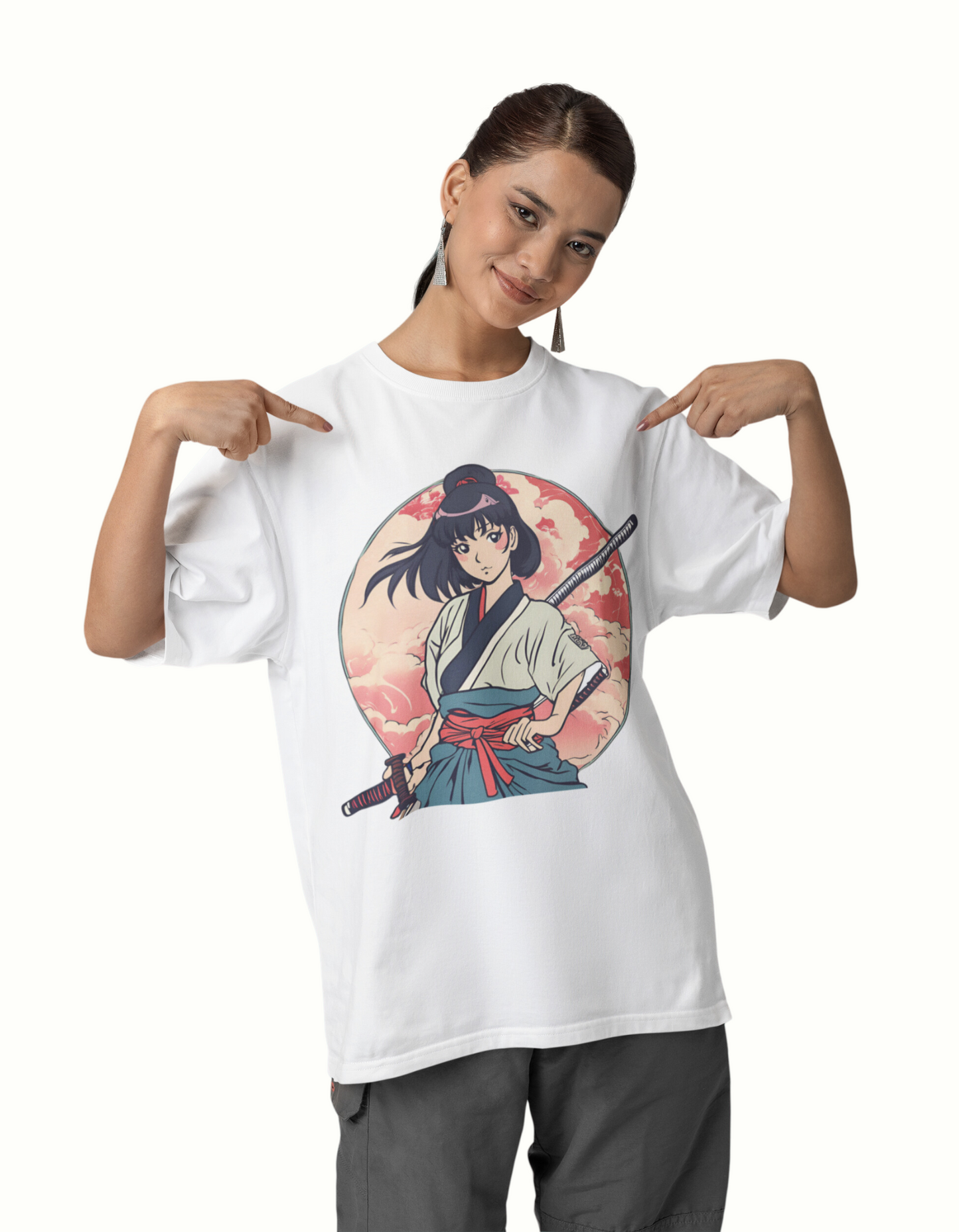 OS Katana Girl T-shirt