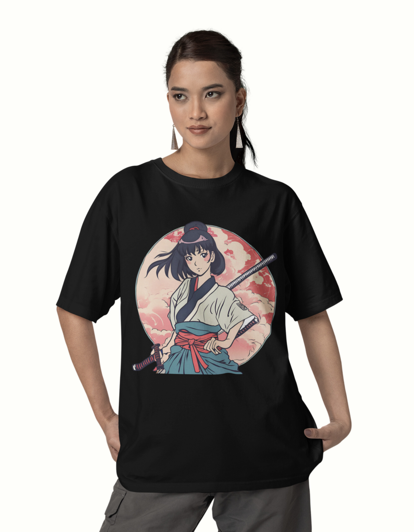 OS Katana Girl T-shirt